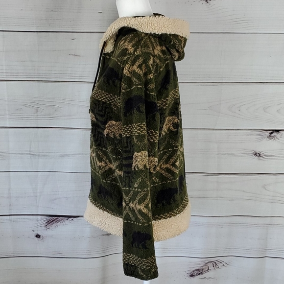 True Grit• s jacket hooded zip up bears - Picture 3 of 11